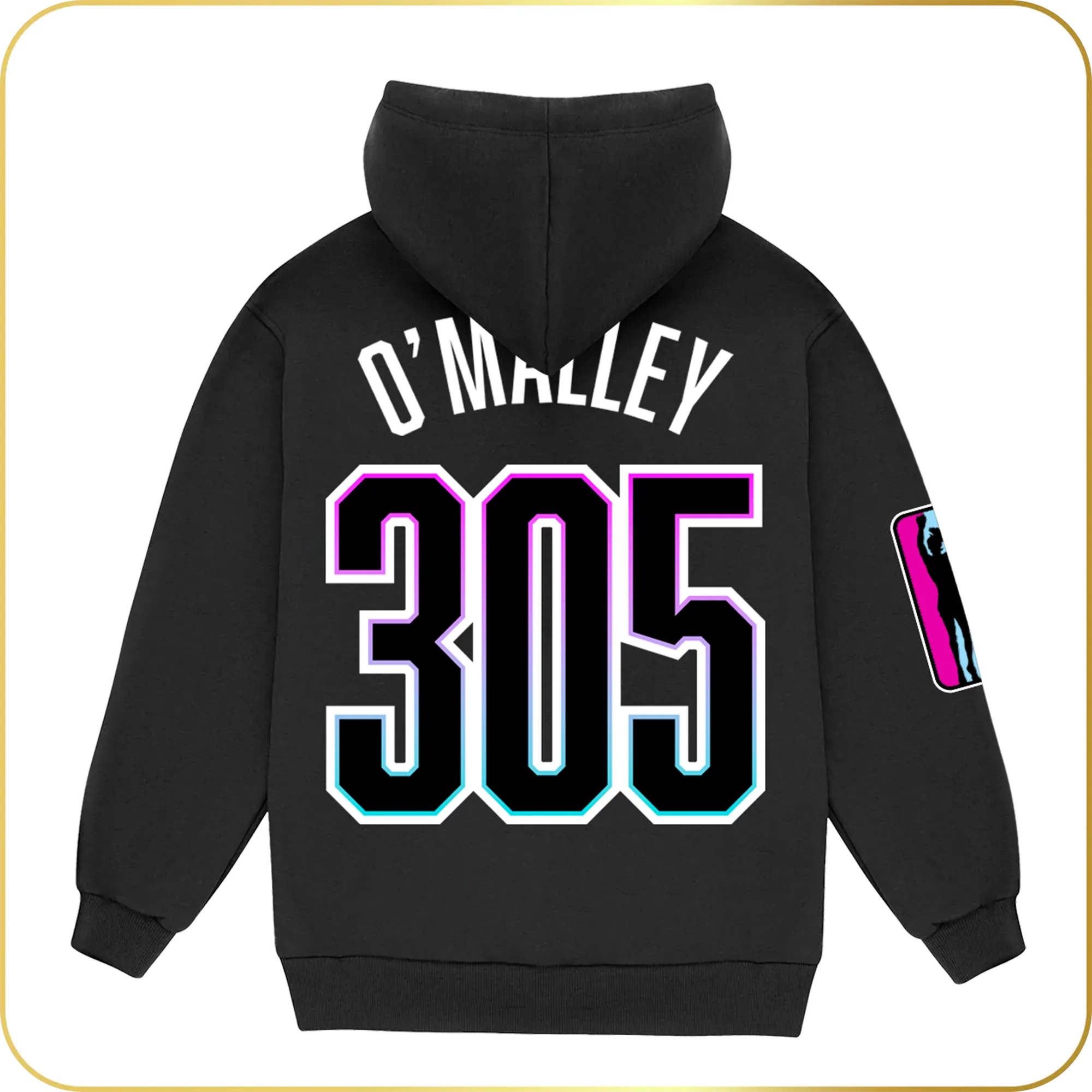 305 Black Hoodie