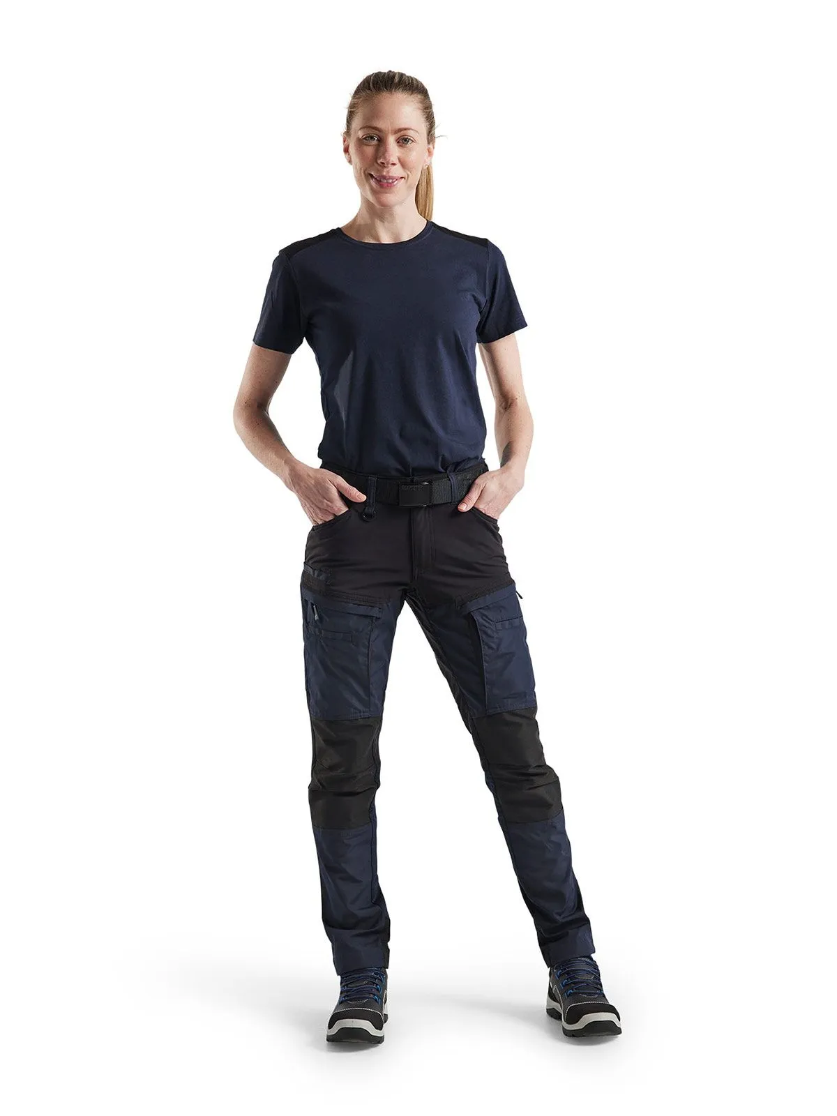 7166-1845&#x20;Women&#x27;s&#x20;Service&#x20;Work&#x20;Trousers&#x20;Stretch&#x20;-&#x20;Bl&#xE5;kl&#xE4;der