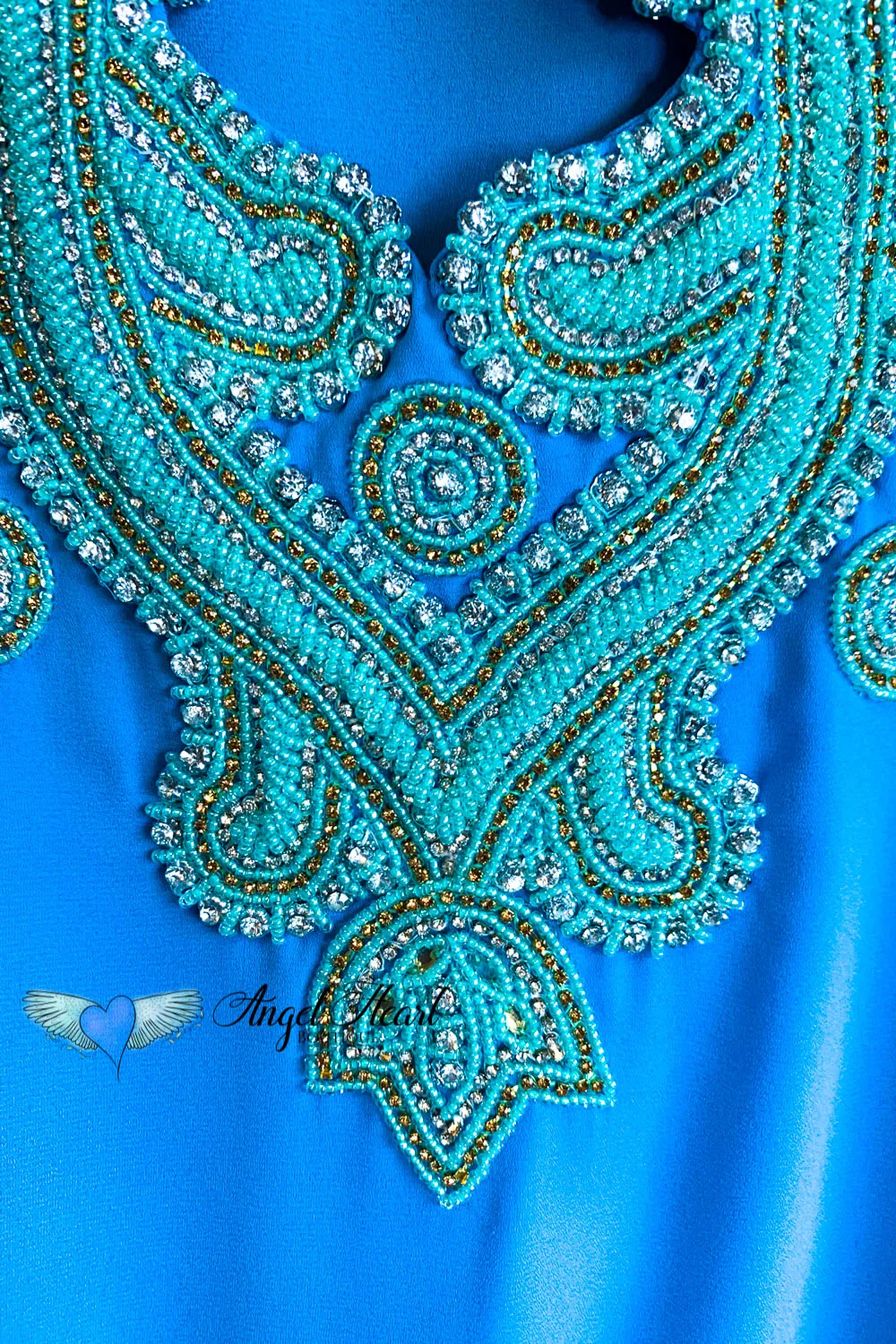 AHB EXCLUSIVE: Arabian Nights Blouse - Turquoise