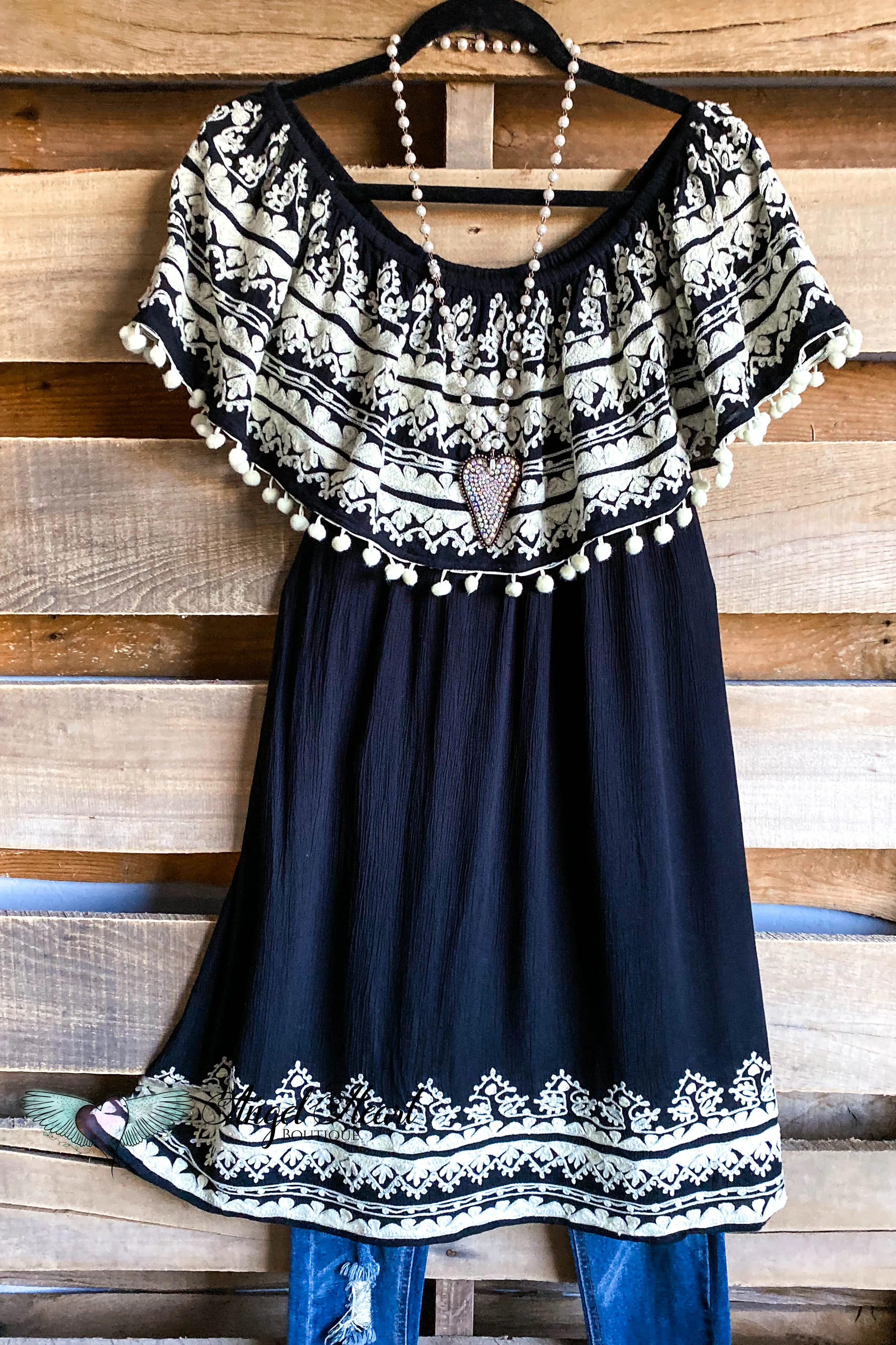 AHB EXCLUSIVE: Beautiful Reflection Tunic - Black