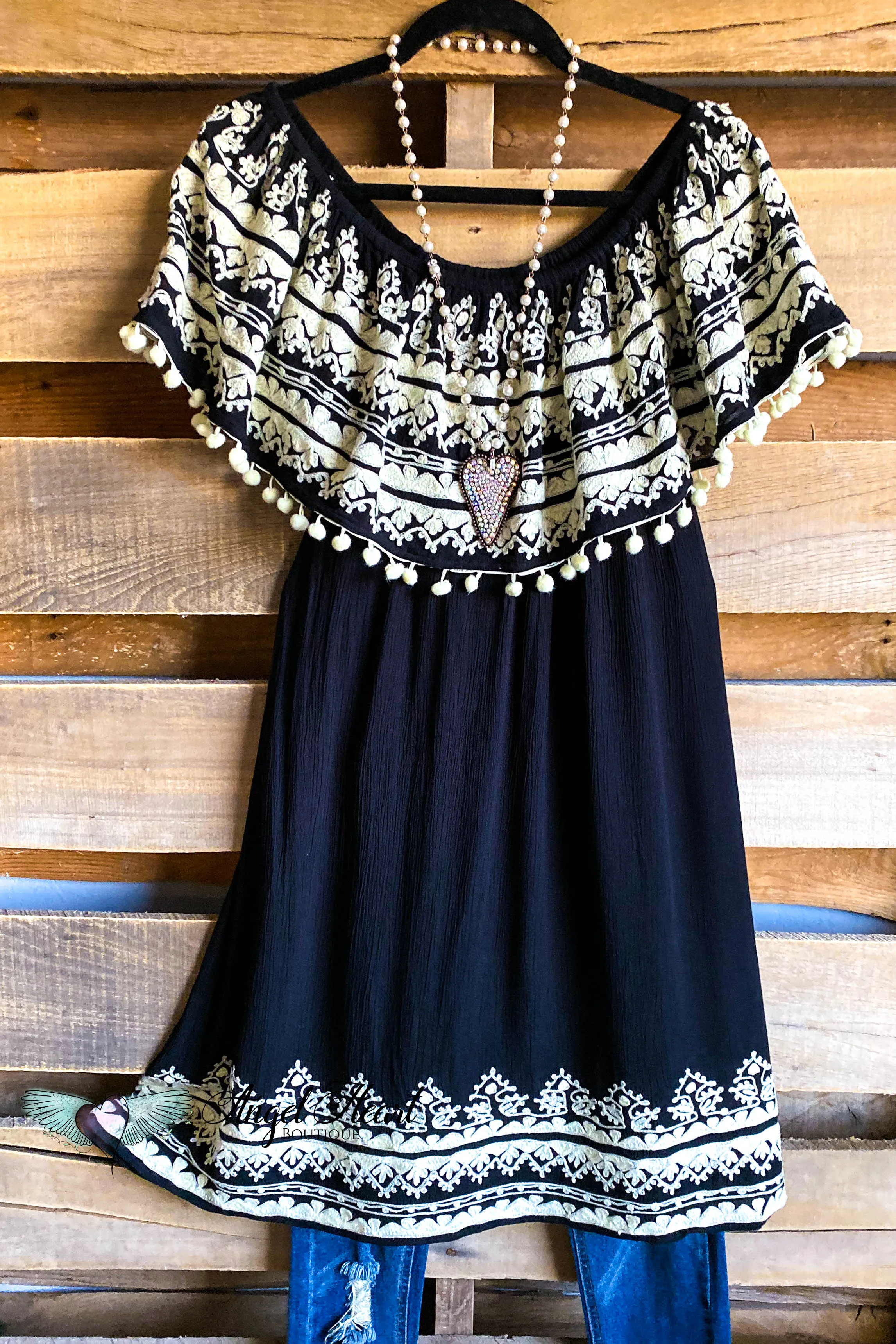 AHB EXCLUSIVE: Beautiful Reflection Tunic - Black