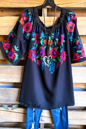 AHB EXCLUSIVE: Endless Romance Tunic - Black - SALE