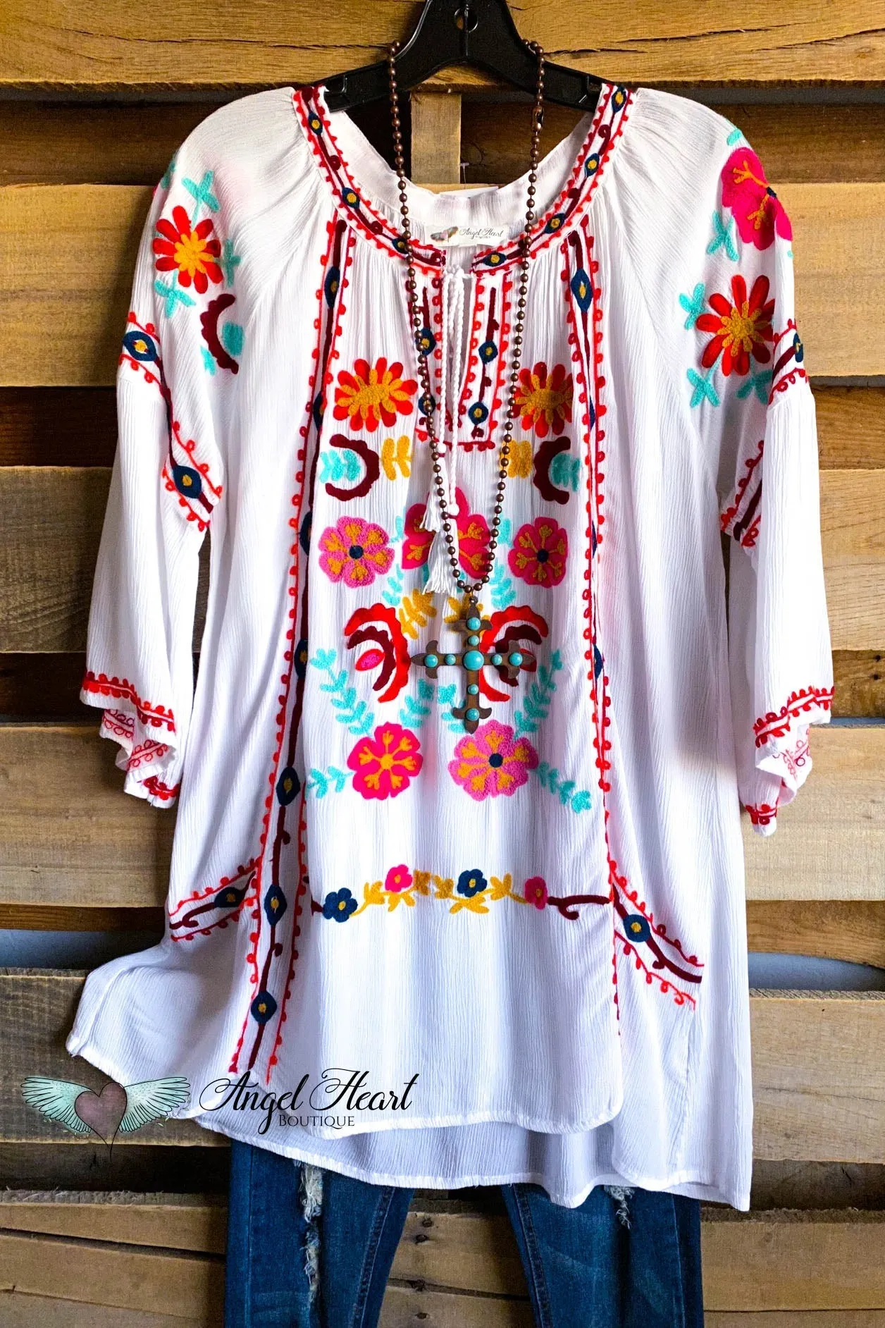 AHB EXCLUSIVE: Faith In Love Tunic - White