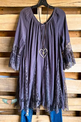 AHB EXCLUSIVE: Spring Sighting Tunic/Dress- Dk. Grey-