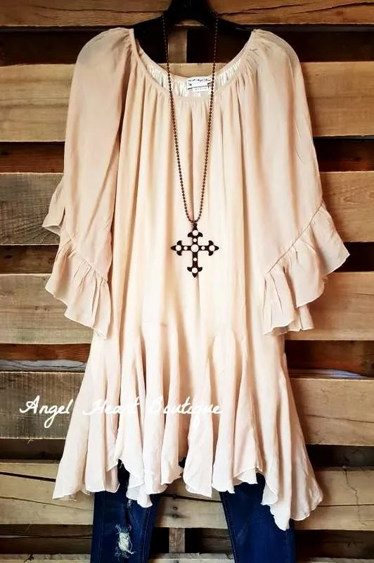 AHB EXCLUSIVE: The It Girl Oversized Loose Fitting Tunic - Beige