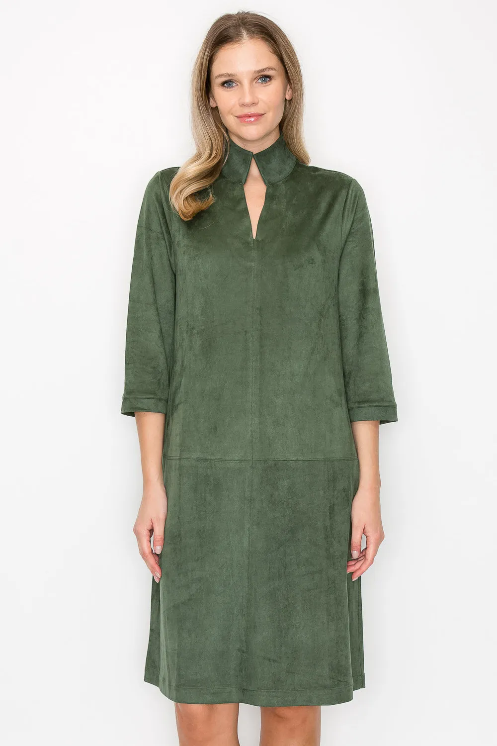 Aiden Stretch Suede Dress