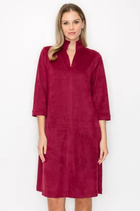 Aiden Stretch Suede Dress