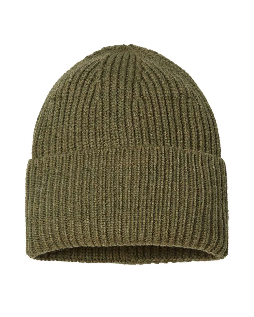 Atlantis Headwear OAK - Sustainable Chunky Rib Knit Cap, Beanie