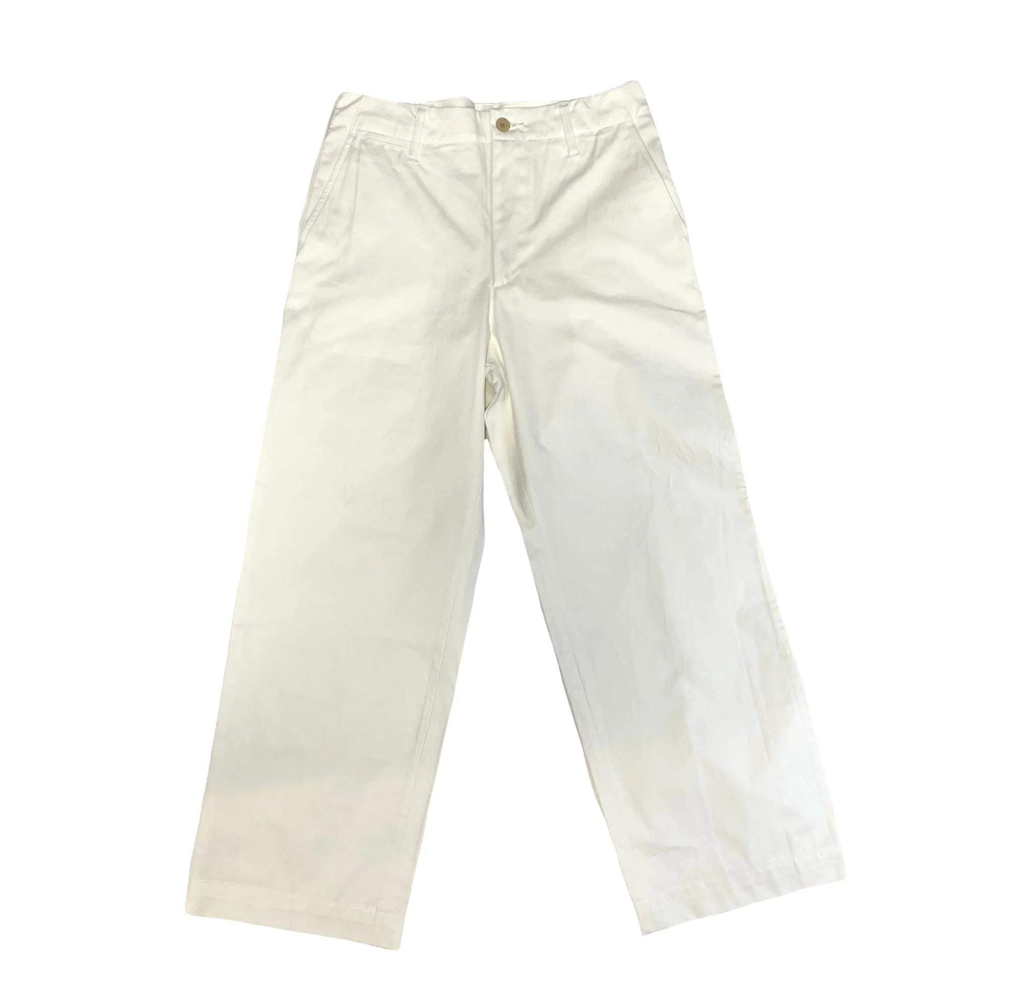 AURALEE WASHED FINX LIGHT CHINO PANTS