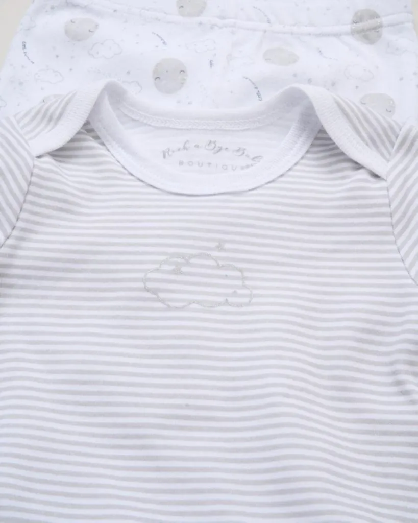 Baby Clothing Unisex Set 'Moon' with Book