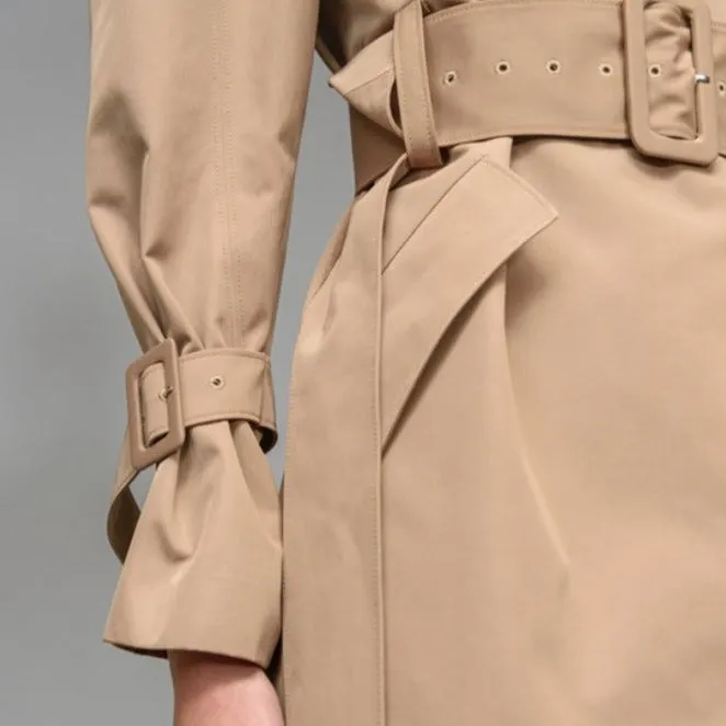 Basic structure signature trench coat