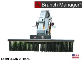 Branch Manager Lawn Clean up hitch rake