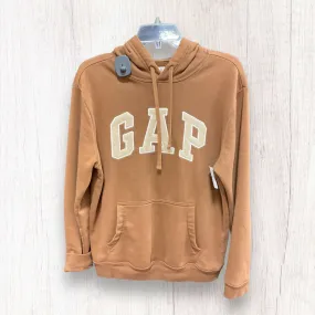 Brown Athletic Sweatshirt Hoodie Gap, Size S