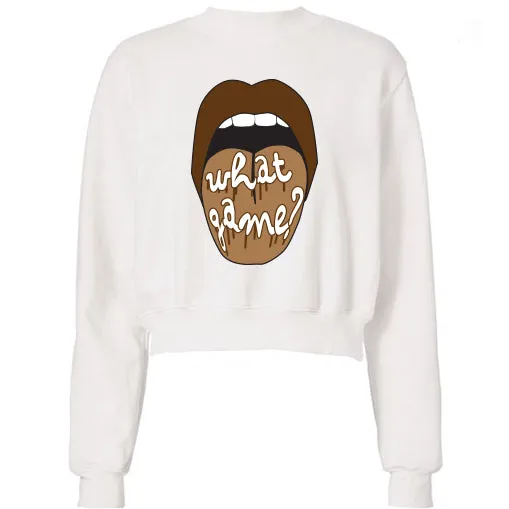 Brown What Game Lips Sweatshirt