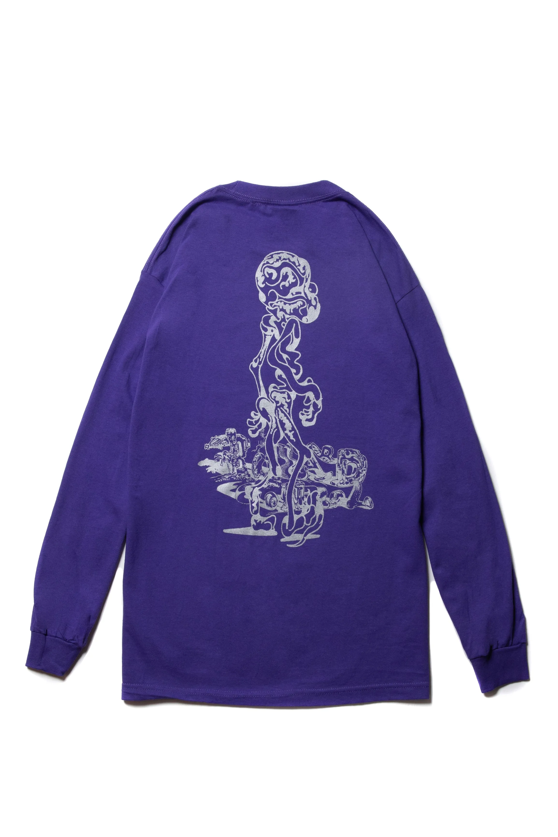 BUZZARD CONTROL L/S TEE PURPLE