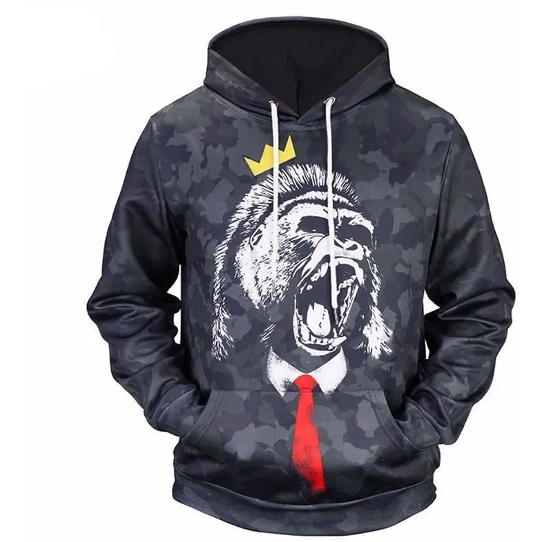 Camouflage King Kong Hoodie