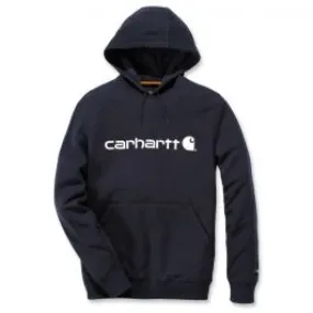 Carhartt&#x20;103873&#x20;Delmont&#x20;Graphic&#x20;Hooded&#x20;Sweatshirt&#x20;-&#x20;Navy&#x20;Heather