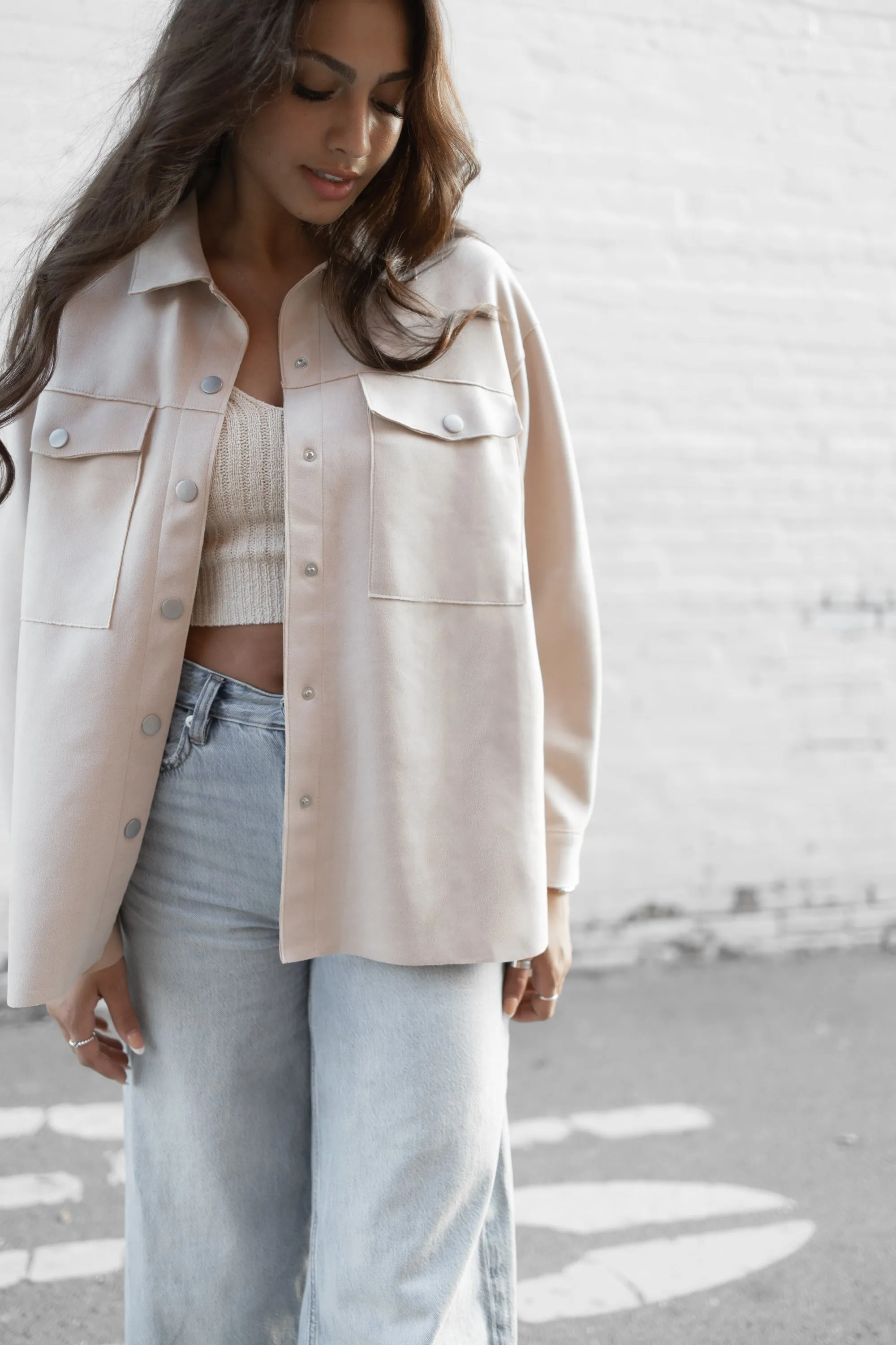 City Suede shirt Jacket