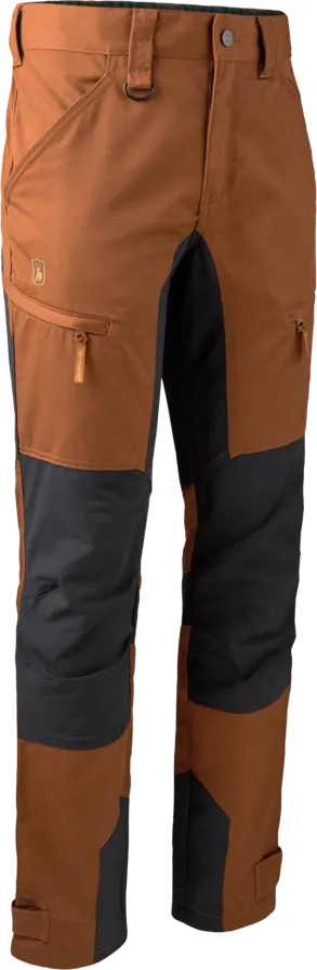 Deerhunter Men&#x27;s Rogaland Stretch Trousers with Contrast Burnt Orange | Buy Deerhunter Men&#x27;s Rogaland Stretch Trousers with Contrast Burnt Orange here | Outnorth