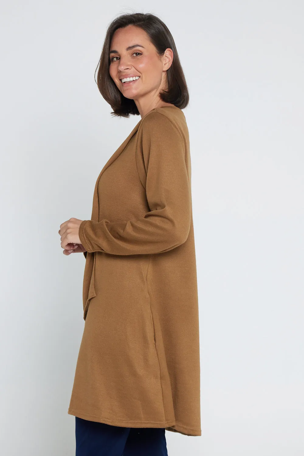 Divina Knit Tunic - Tan