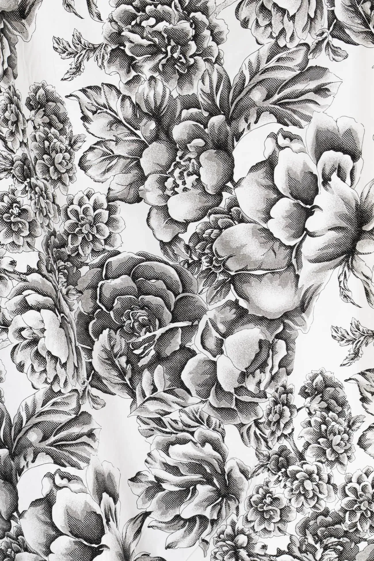 Etched Flora Stretch Cotton Woven