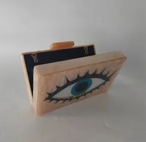 Evil Eye Ivory Clutch