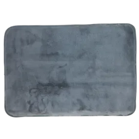 Faux Fur 60 x 40 Silver/Grey Bathmat