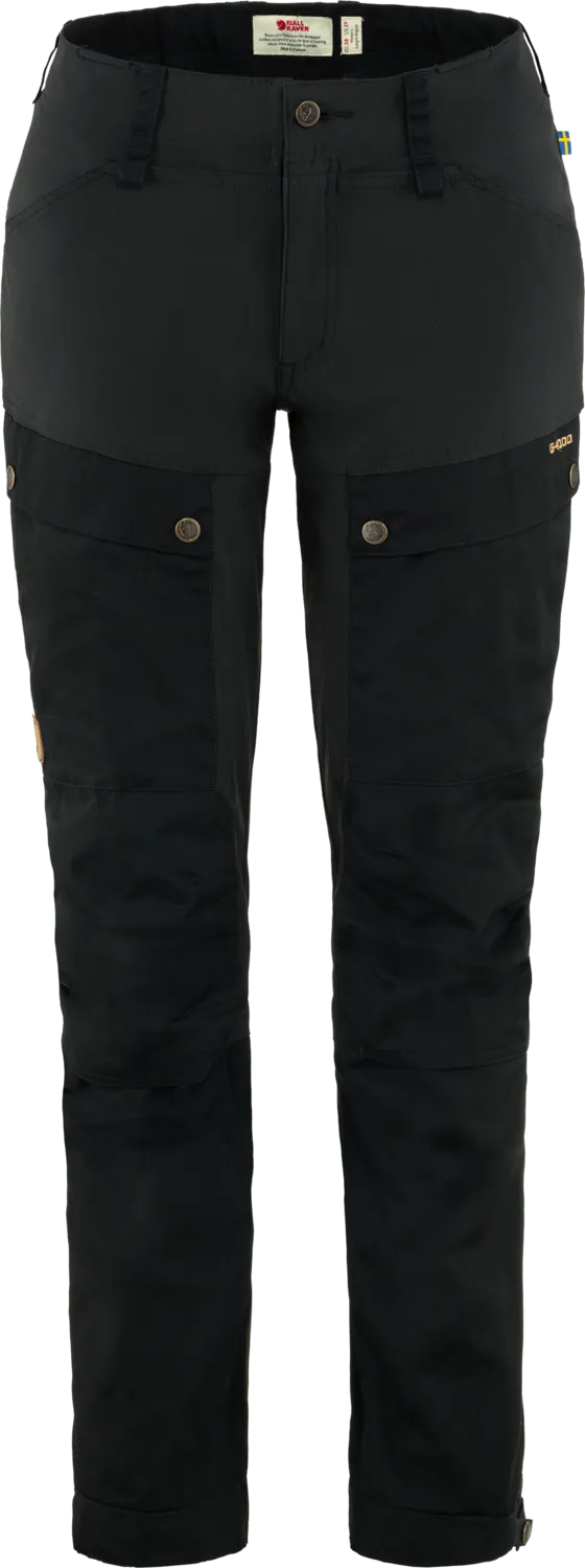 Fjällräven Women&#x27;s Keb Trousers Curved  Black | Buy Fjällräven Women&#x27;s Keb Trousers Curved  Black here | Outnorth