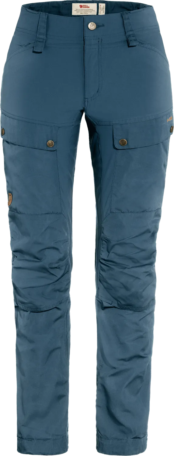 Fjällräven Women&#x27;s Keb Trousers Curved Indigo Blue | Buy Fjällräven Women&#x27;s Keb Trousers Curved Indigo Blue here | Outnorth