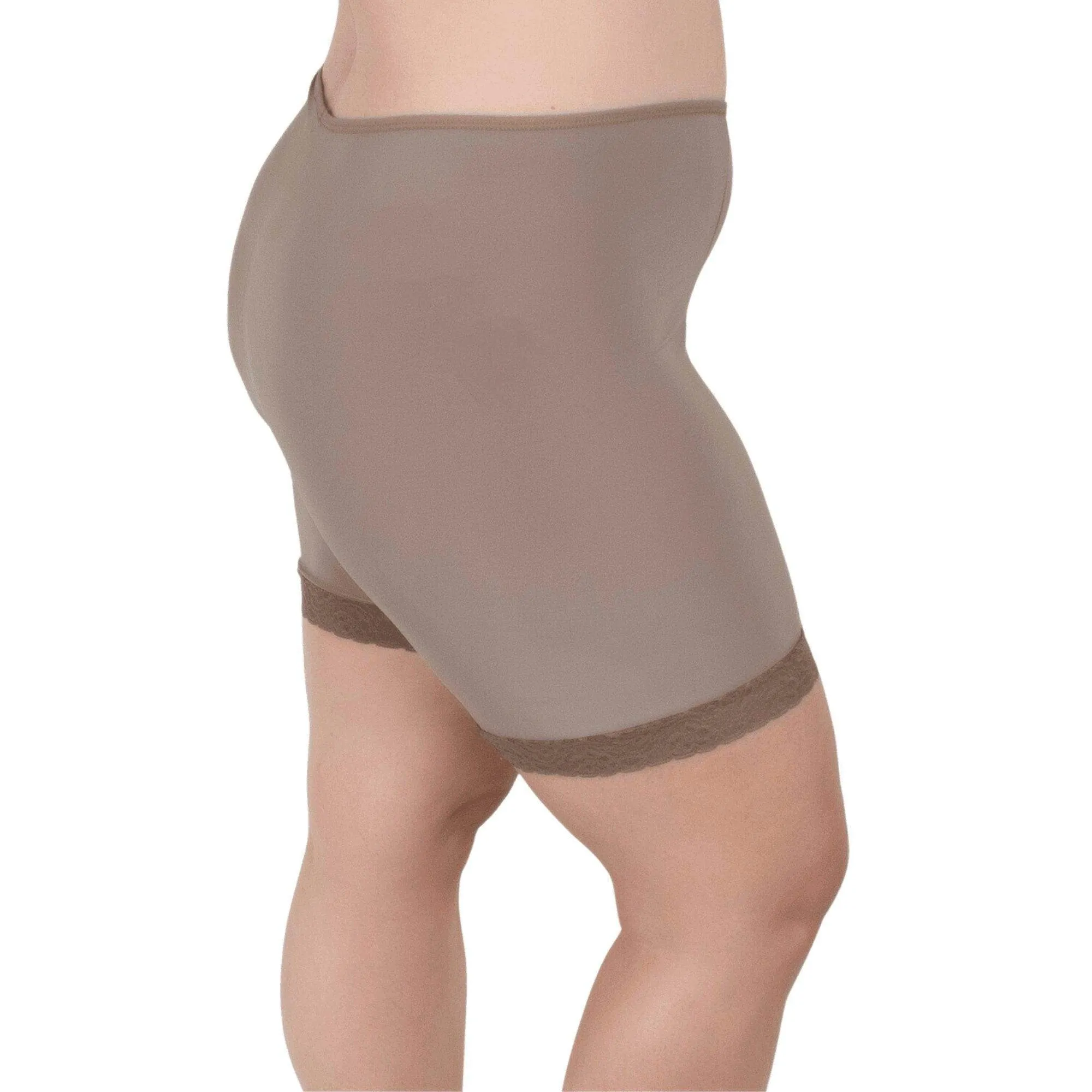 Fusion Moisture Wicking Anti Chafing Shortlette Slipshort 7" | Toast