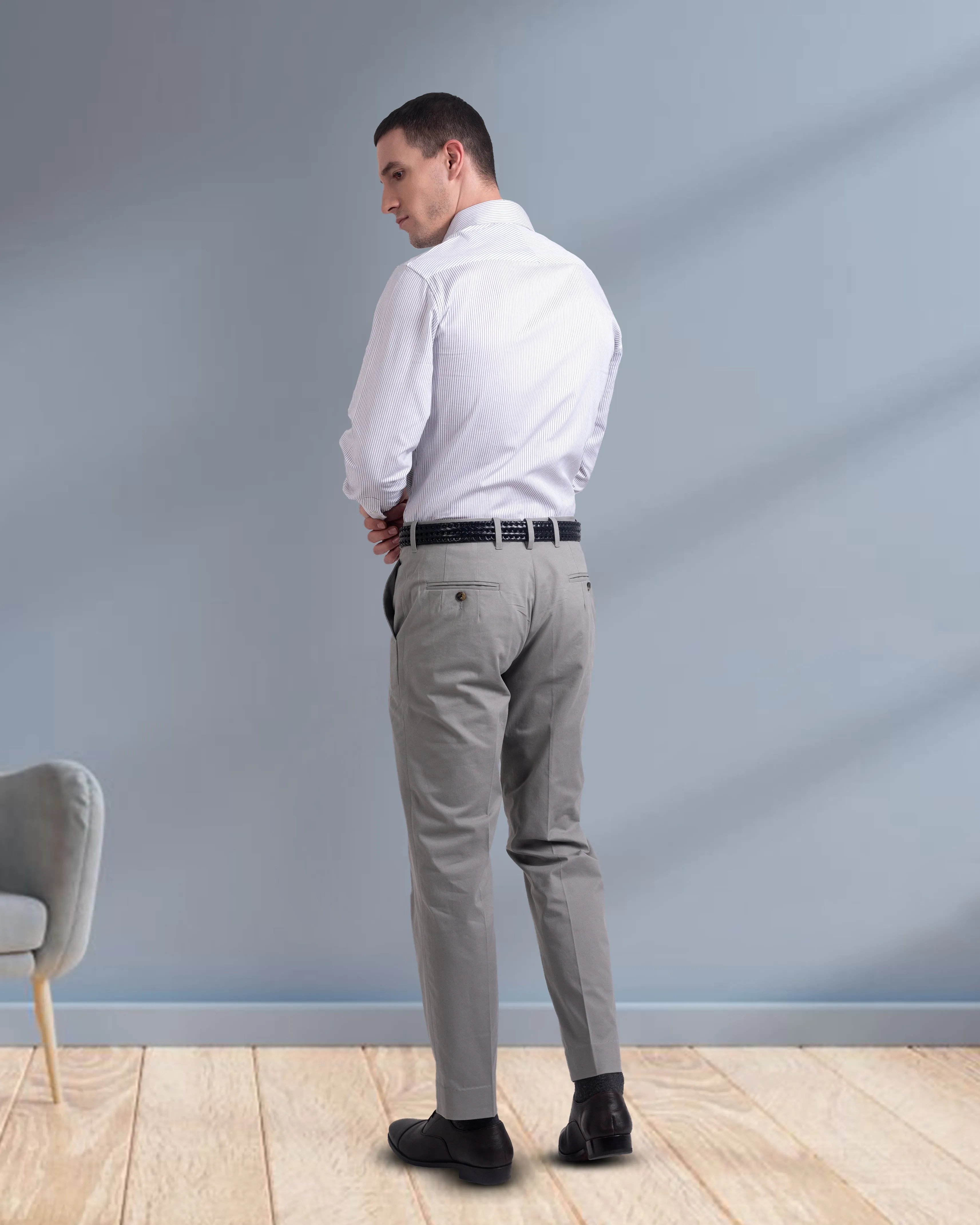 Genoa Dark Grey Dress Pant