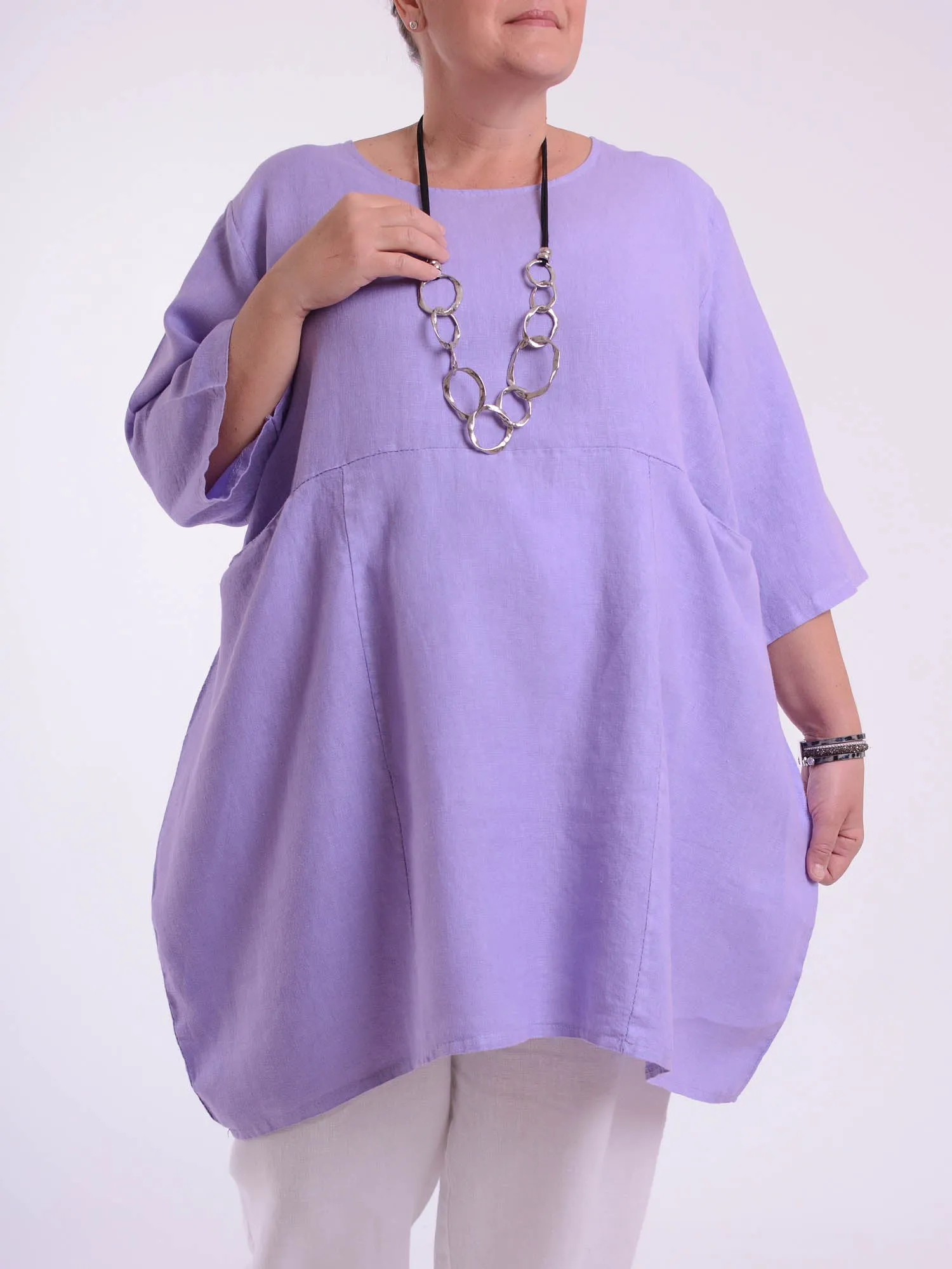 Heavy Linen Quirky Tunic - 9479