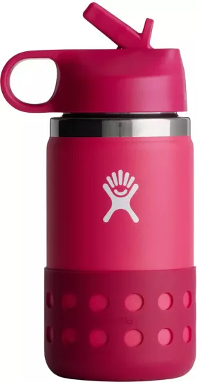 Hydro Flask 12 oz. Kids' Wide Mouth Bottle with Straw Lid and Boot