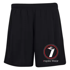 Inspire Wear logo Ladies' Moisture-Wicking 7 inch Inseam Training Shorts