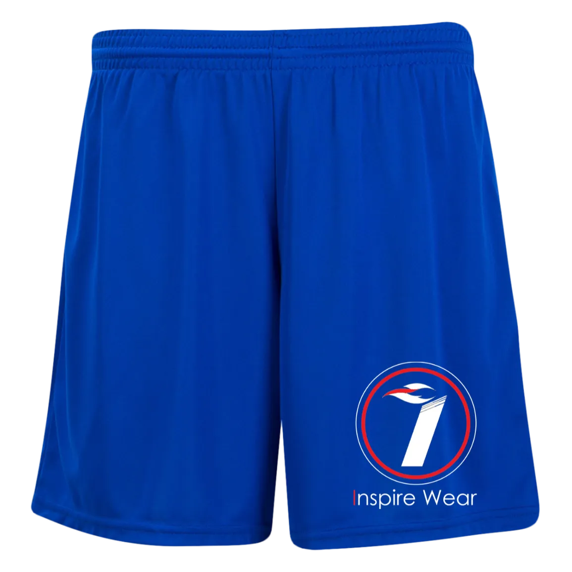 Inspire Wear logo Ladies' Moisture-Wicking 7 inch Inseam Training Shorts