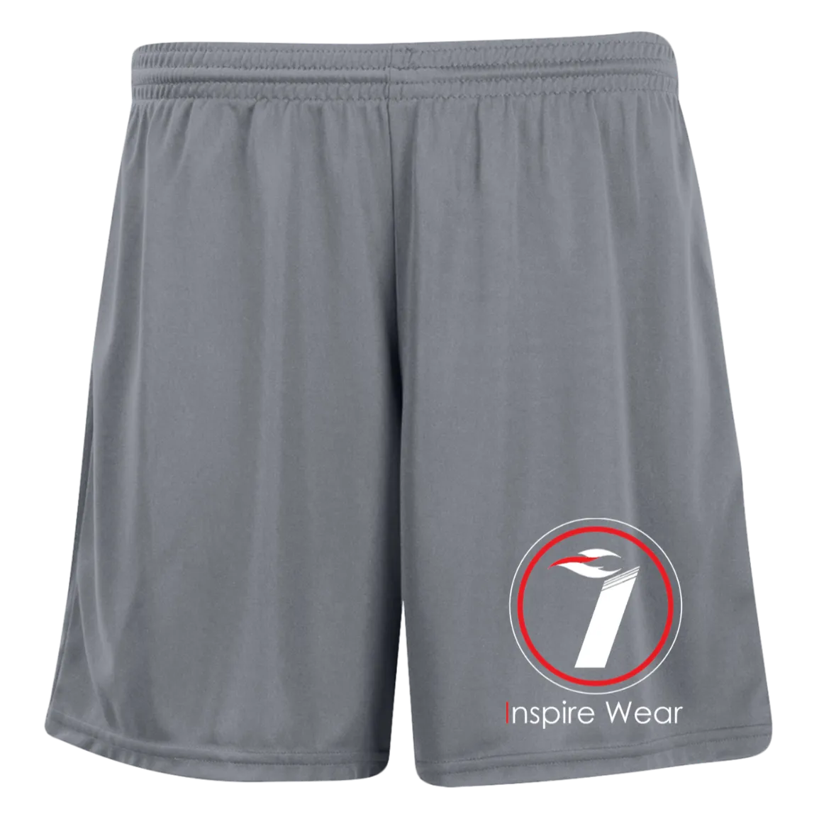 Inspire Wear logo Ladies' Moisture-Wicking 7 inch Inseam Training Shorts