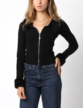 Jadey Zip Up Sweater