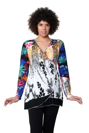 La Cera Wrap Tunic