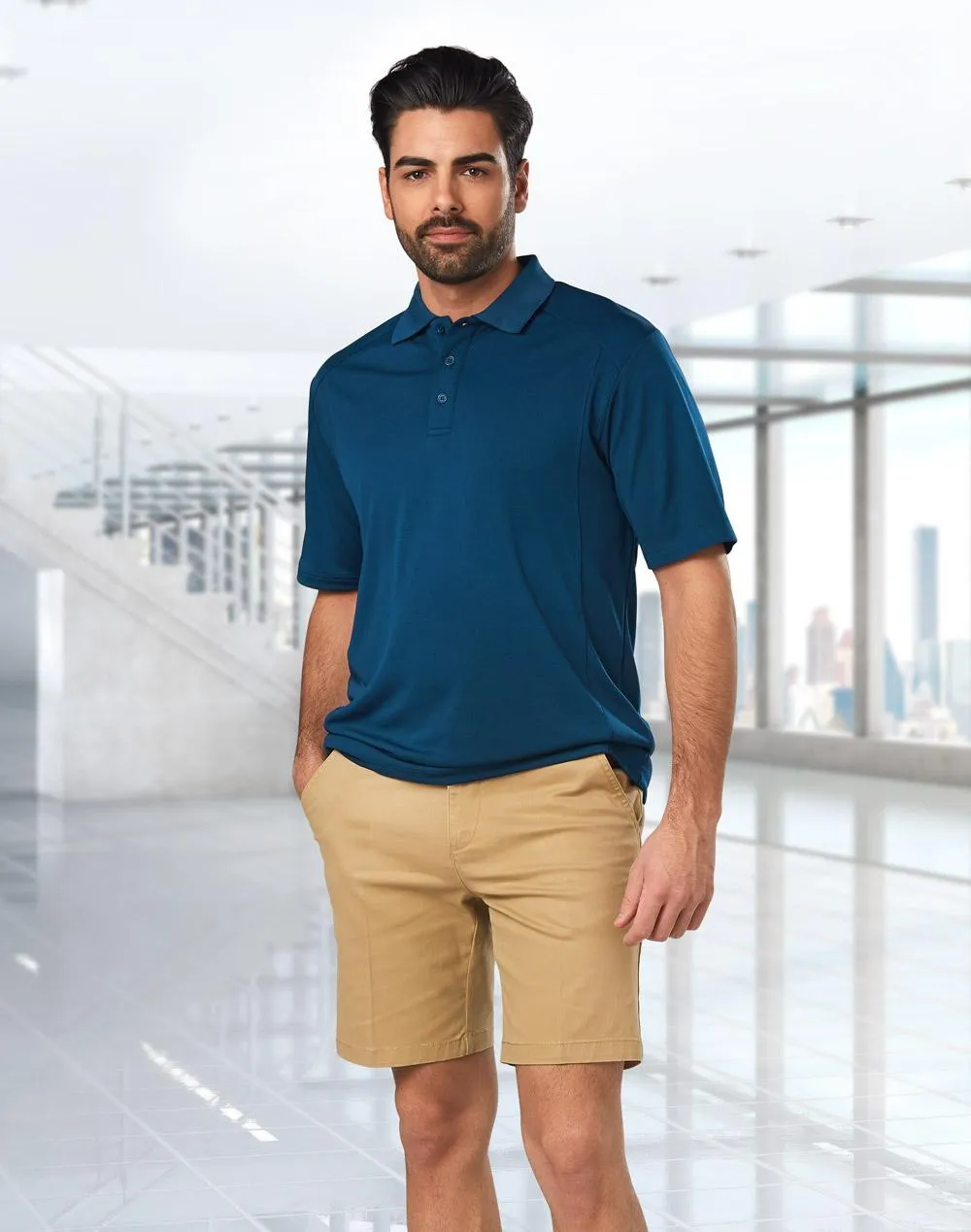 Mens Boston Chino Stretch Shorts - M9381