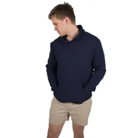 Mens Navy Blue Organic Cotton Hoodie