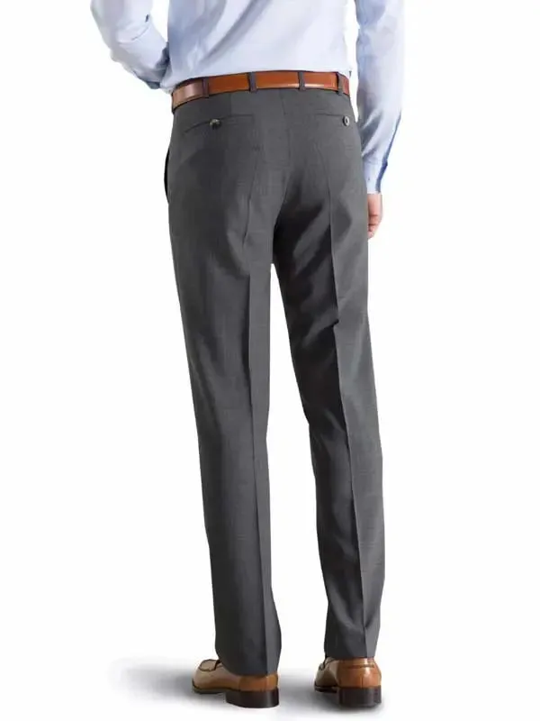 MEYER Roma Trousers - 344 Tropical Wool-Mix - Mid Grey