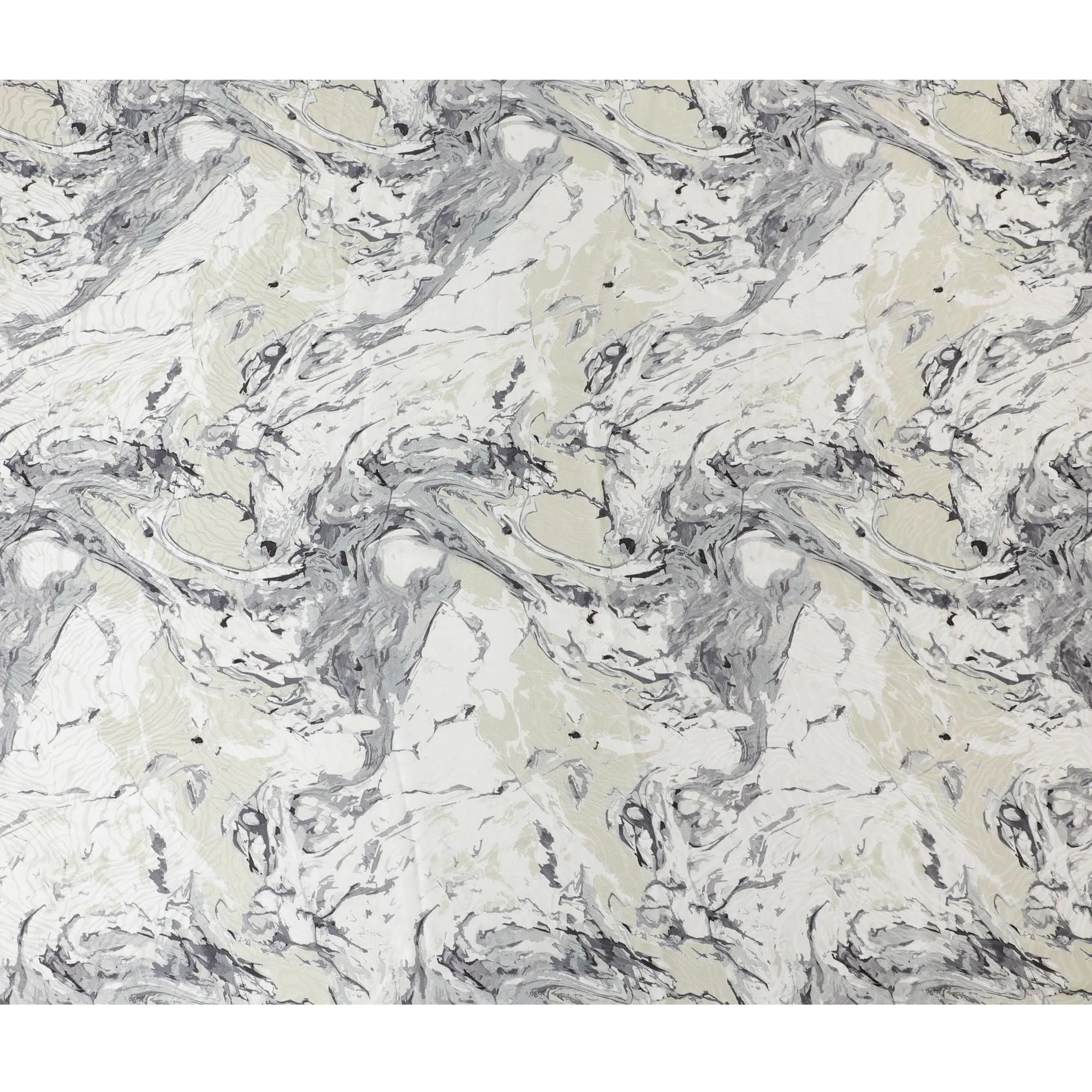 Monochrome Mélange Pure Silk Satin Fabric, 110cm Wide - Buy Online-D18372