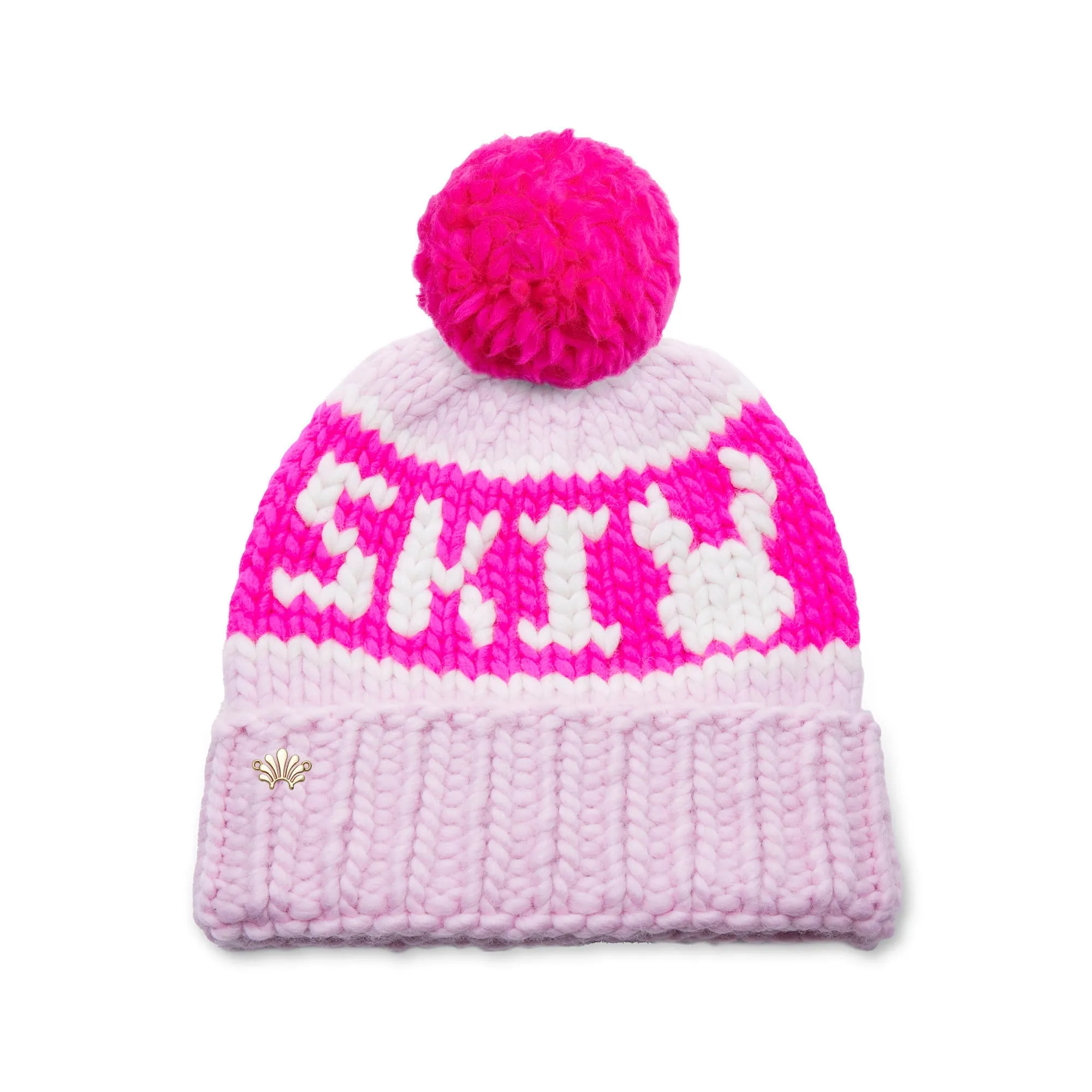 NEON BLUSH SKI BUNNY BEANIE