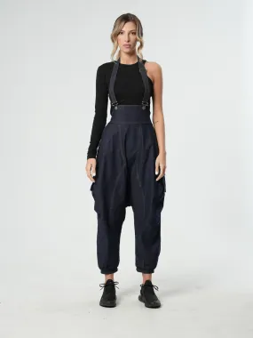 Oversize Dark Denim Jumpsuit