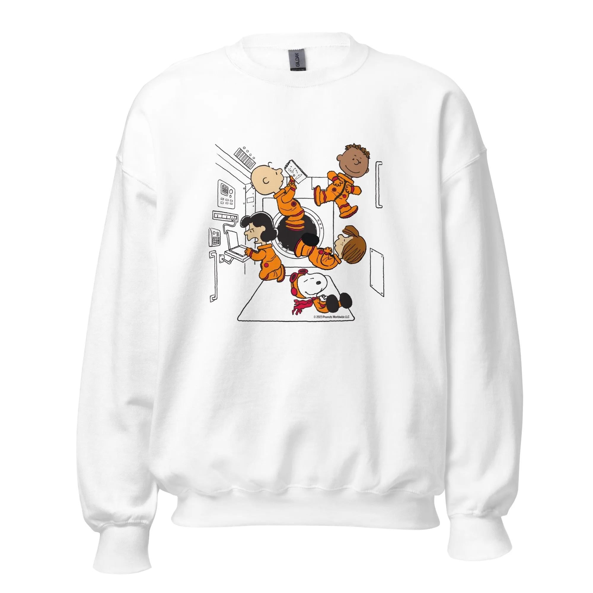 Peanuts Gang Space Adult Sweatshirt