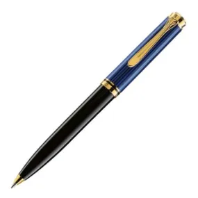 Pelikan Souveran K600 Ball Pen - Blue with Gold Trim