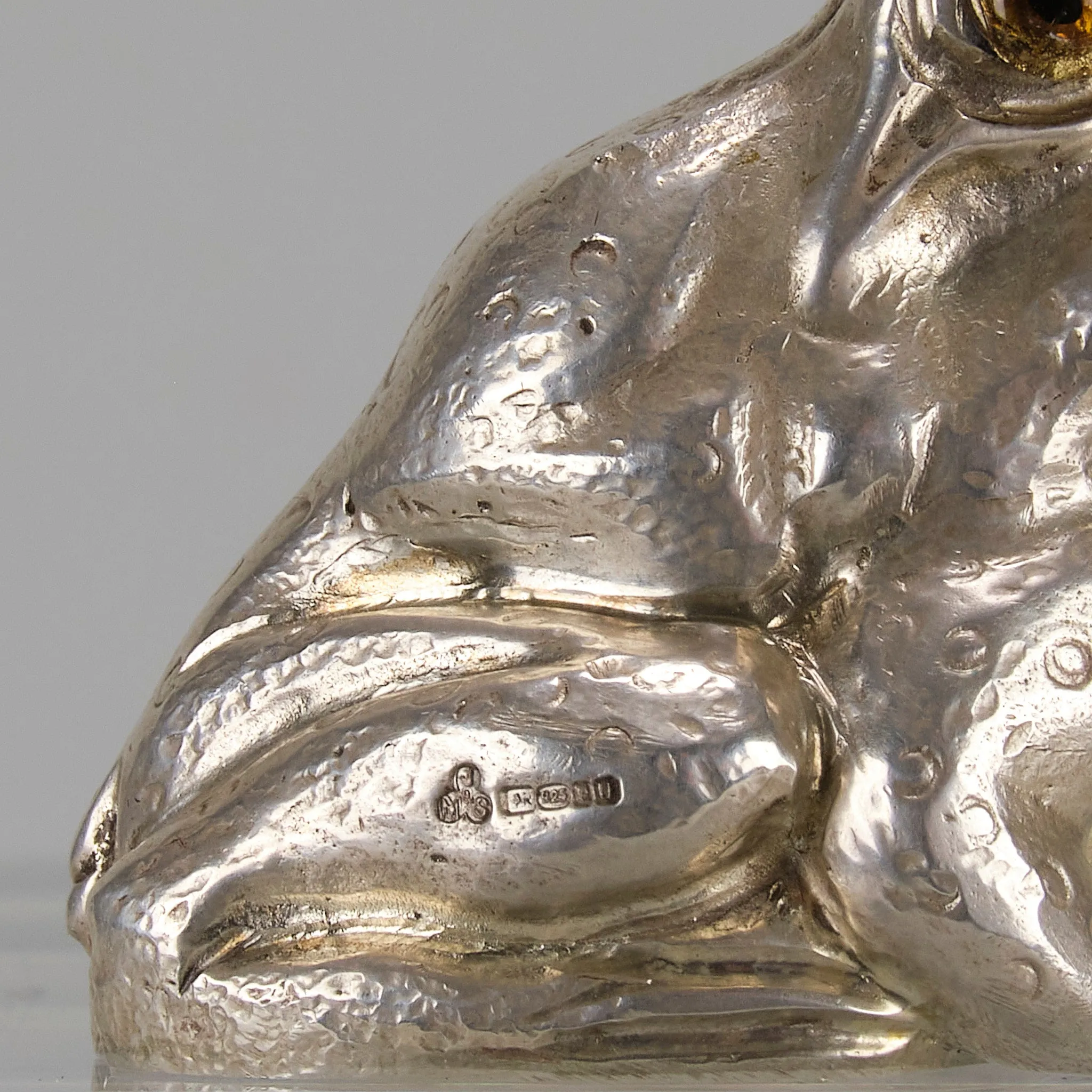 "Frog Cruet Set" English Silver