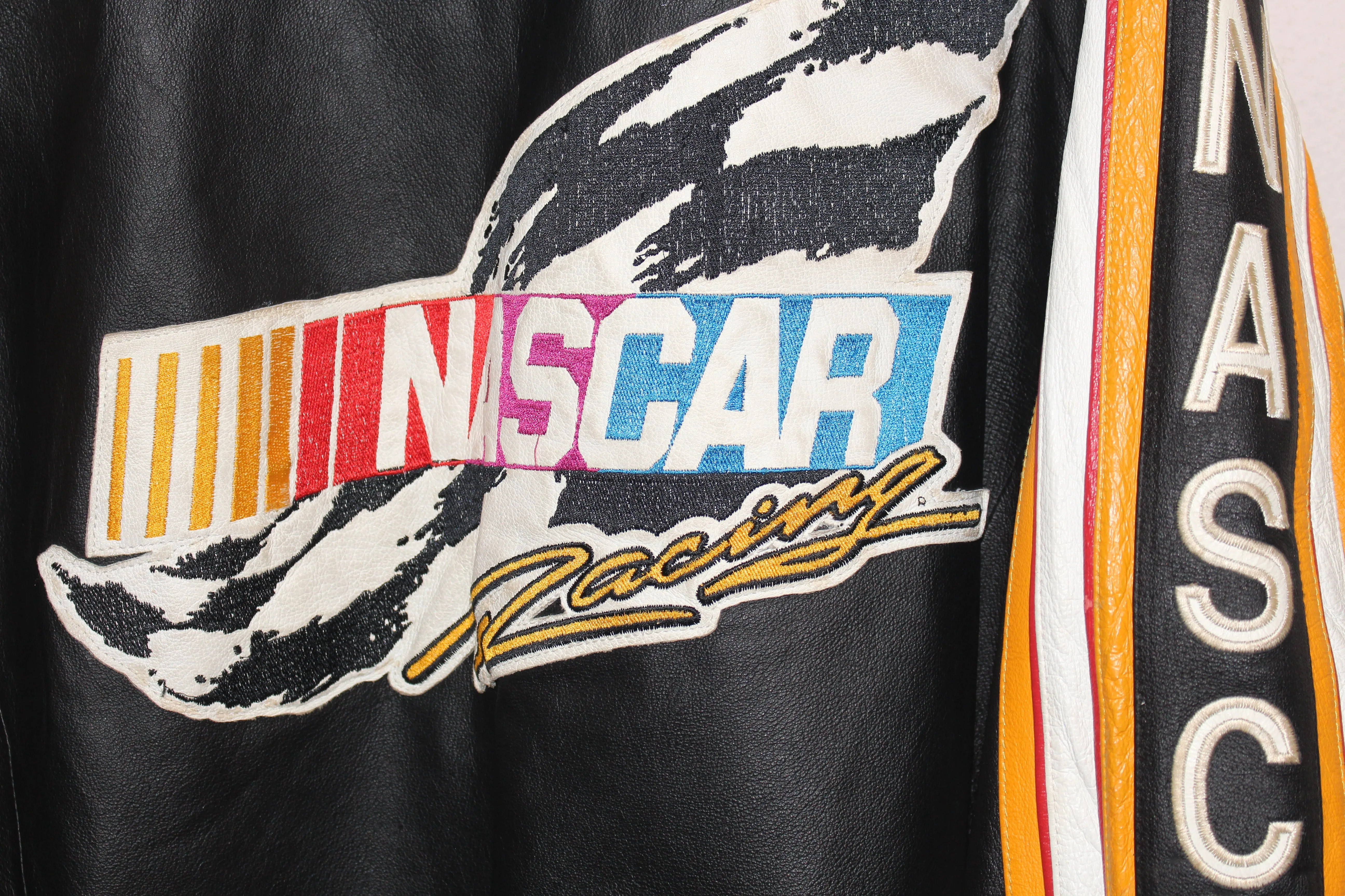 Rare NASCAR Leather Jacket (L)