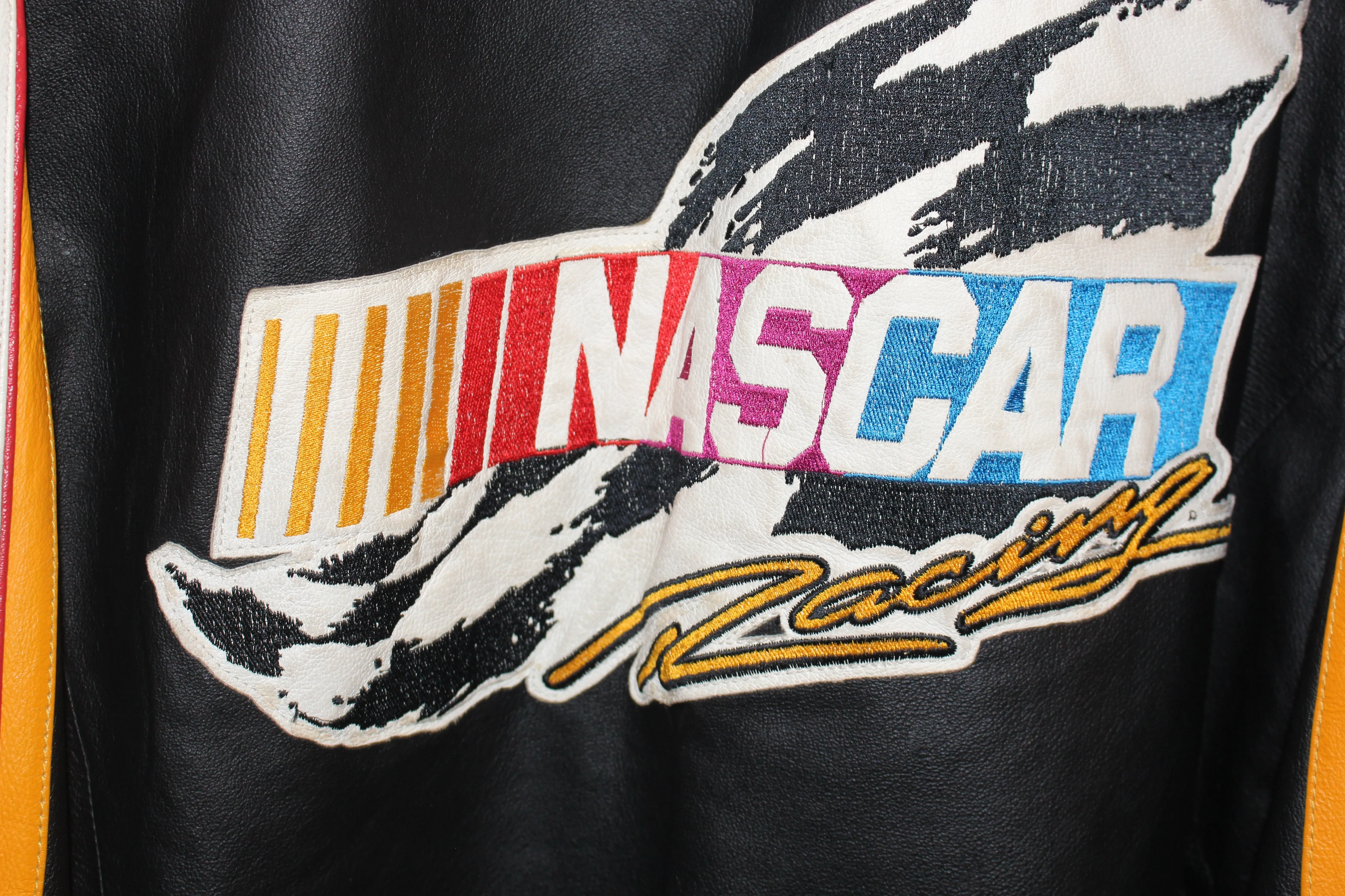 Rare NASCAR Leather Jacket (L)