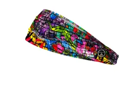 RAVEbandz The Pro - Wide Stretch Headband (Graffiti)